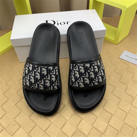 men dior flip flops|Dior sandals men.